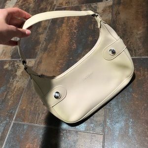 Longchamp Leather  Bag Off White